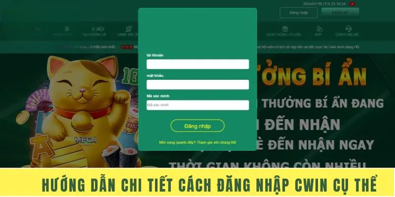 Đăng Nhập Cwin – Dễ Dàng Chỉ Với 3 Bước Đơn Giản